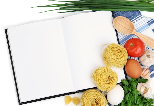 Кулинарная книга и ингредиенты